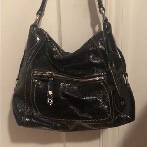 Cole Haan Smaller Black Patent Leather Bag